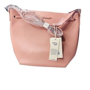 KAYLA+AVA Dusty Rose Vegan Leather Bag